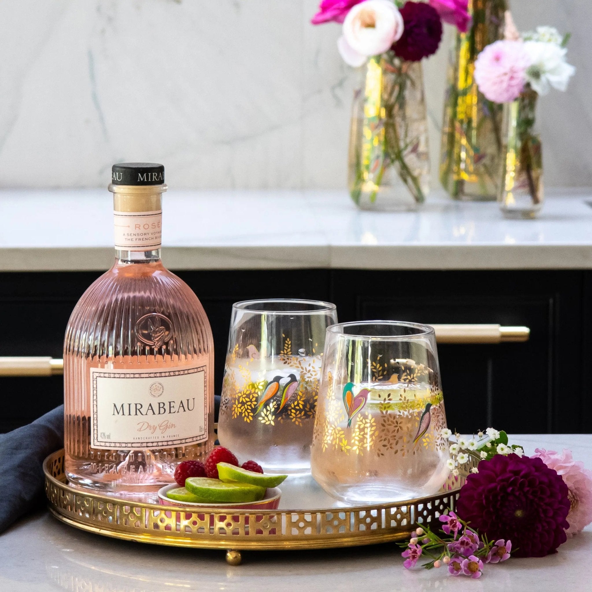 Sara Miller - Chelsea Collection - Glassware TUMBLERS S/2 Portmeirion