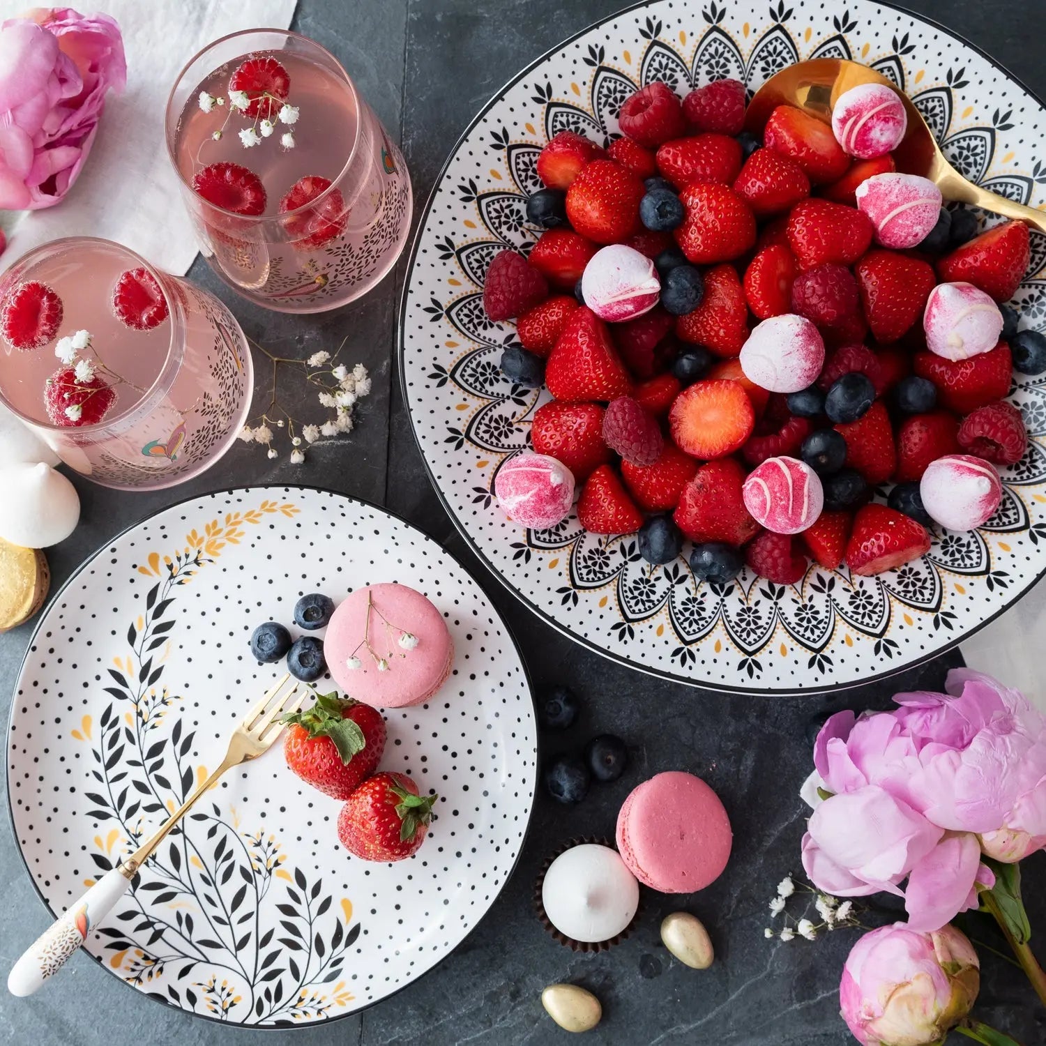 Sara Miller - Chelsea Collection - Glassware TUMBLERS S/2 Portmeirion