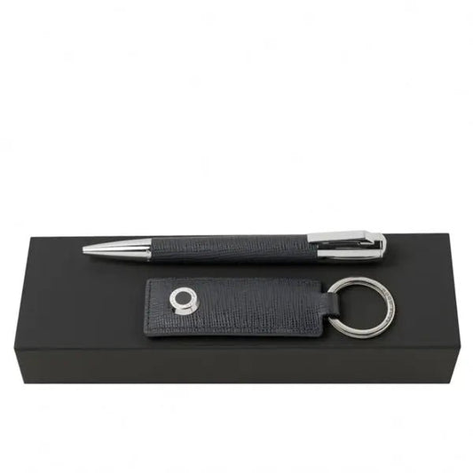 Set HUGO BOSS (ballpoint pen & key ring) Crystal House Promo