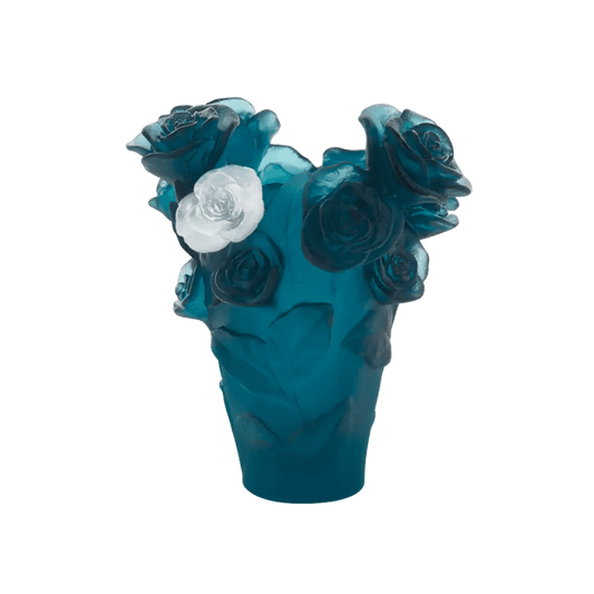 Small Rose Passion Vase Daum