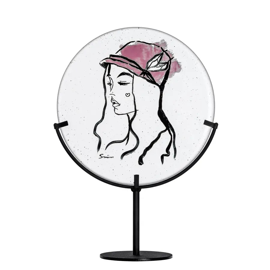 SMÄM Lady Hat with Stand Kosta Boda