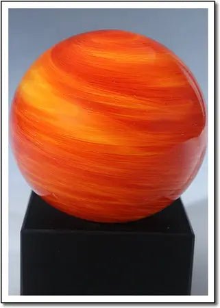Solar Storm Globe - 1800 Monarch Custom Glass