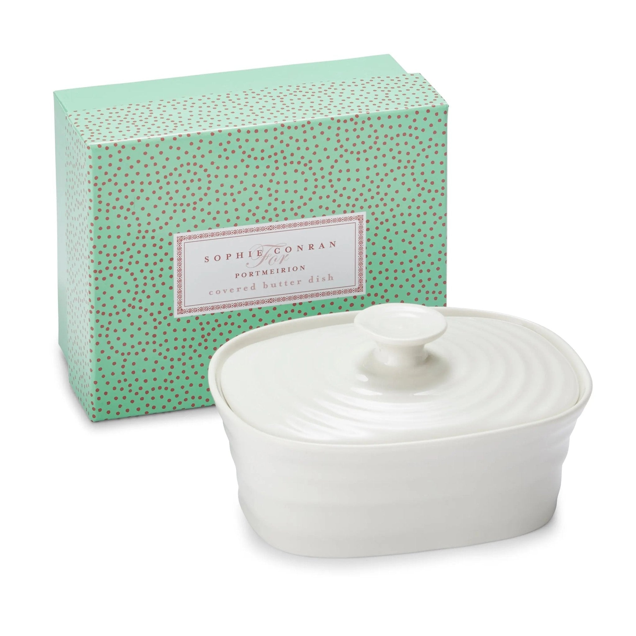 Sophie Conran White - Serveware Covered Butter Portmeirion