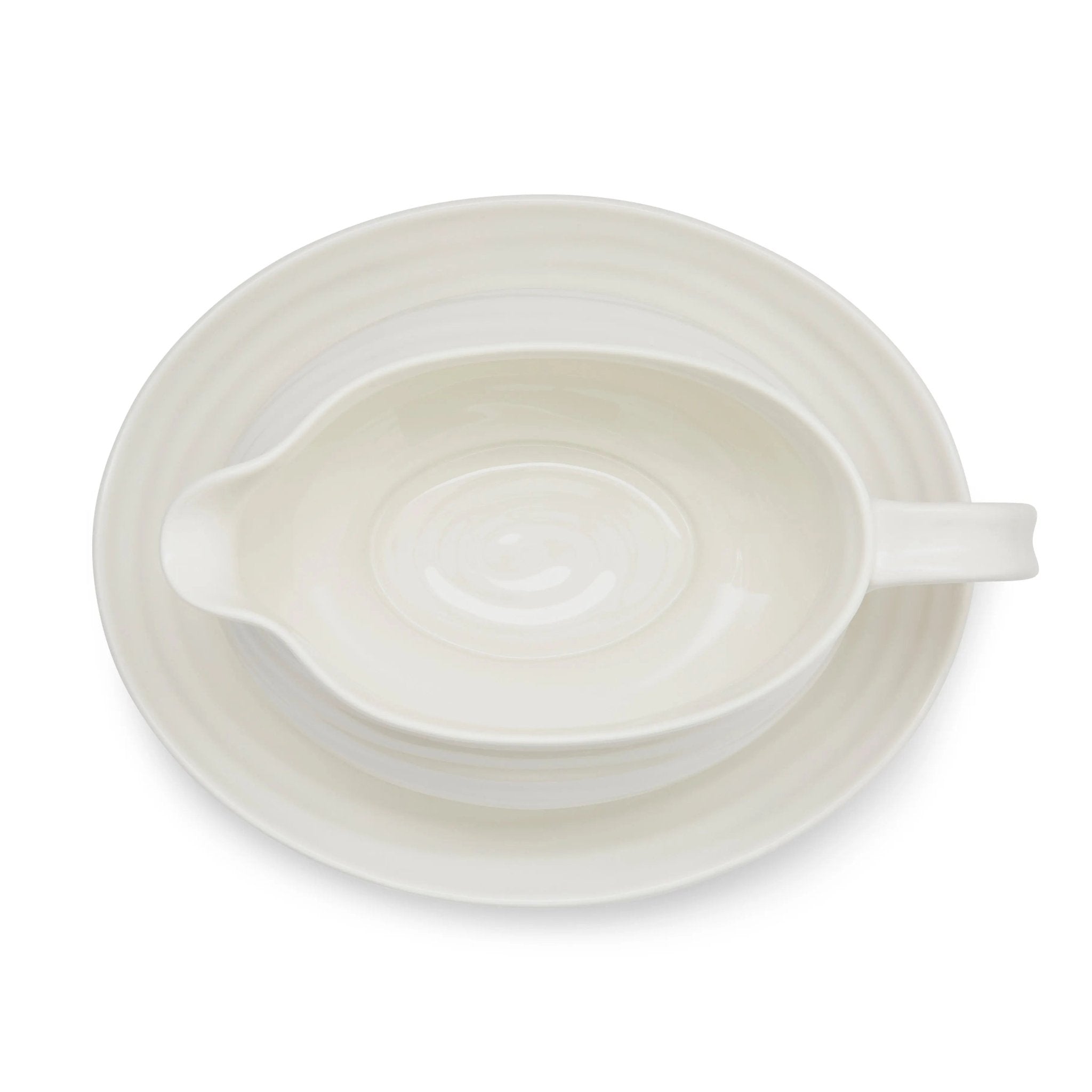 Sophie Conran White - Serveware Gravy Boat & Stand Portmeirion