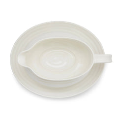 Sophie Conran White - Serveware Gravy Boat & Stand Portmeirion