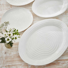 Sophie Conran White - Serveware Oval Turkey Platter Portmeirion - Crystal House