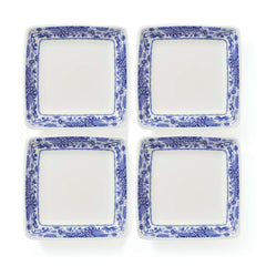 Spode Brocato Set of 4 Square Dishes Spode - Crystal House