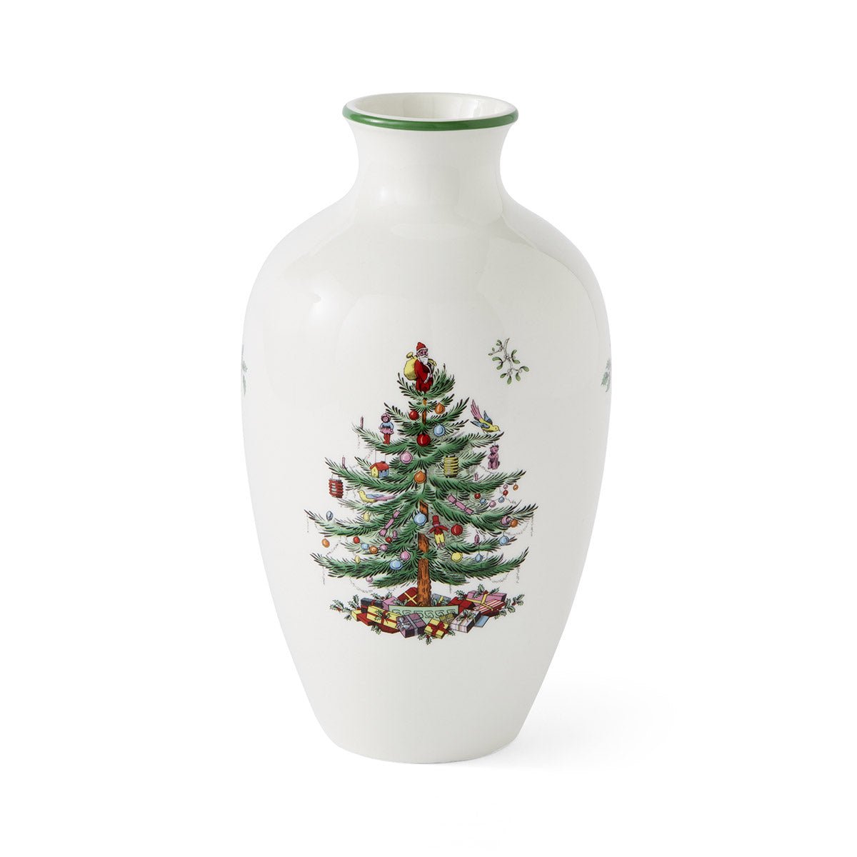 Spode Christmas Tree 10" Posy Vase Spode - Crystal House