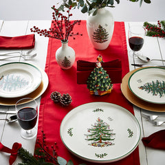 Spode Christmas Tree 10" Posy Vase Spode - Crystal House