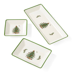 Spode Christmas Tree 3 Piece Nesting Tray Spode - Crystal House