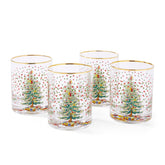 Spode Christmas Tree Polka Dot Set of 4 Glasses Spode - Crystal House