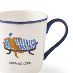 Spode Kit Kemp - Doodles Sofa So Good 12Oz Mug Spode