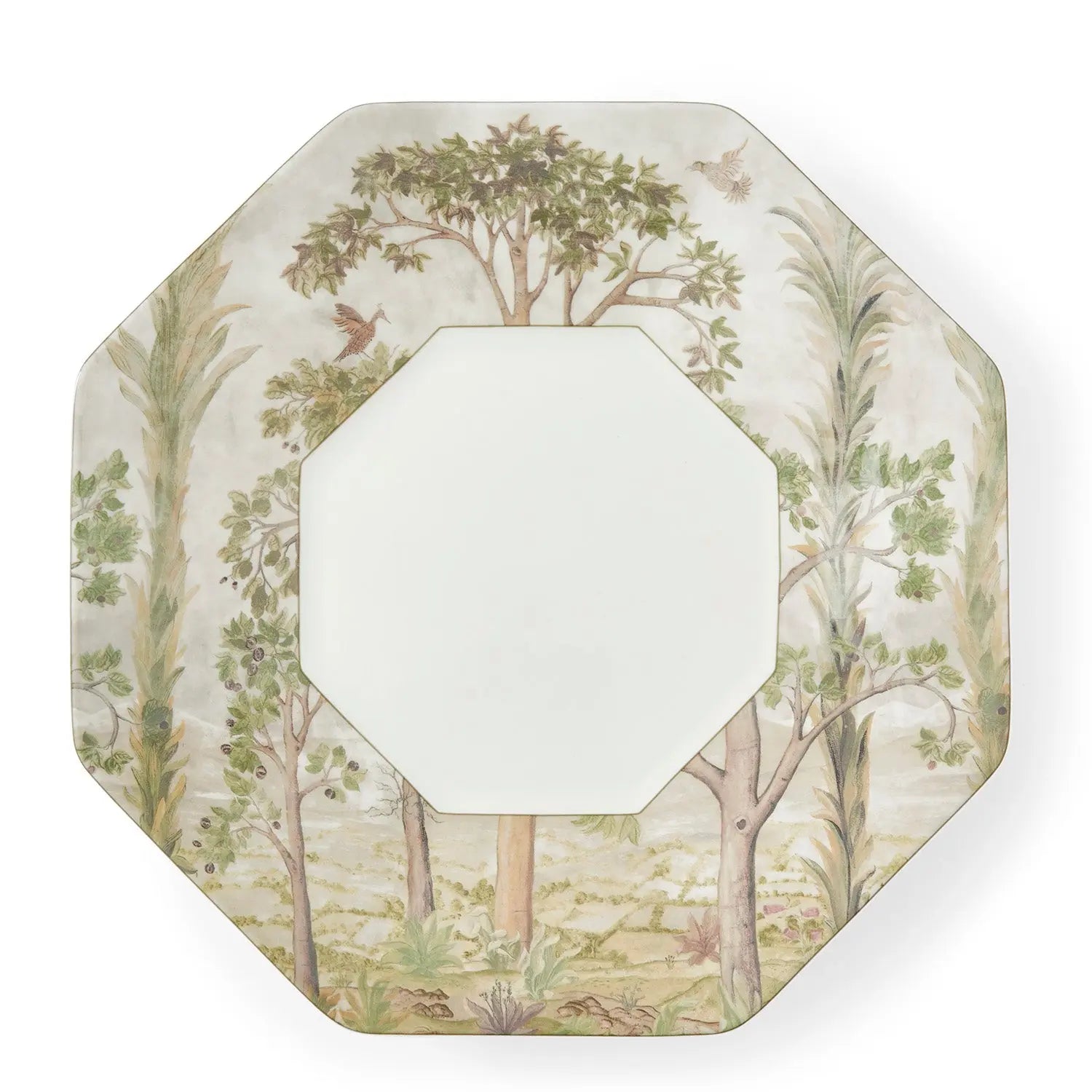 Spode Kit Kemp Tall Trees Octagonal Platter 14'' Spode