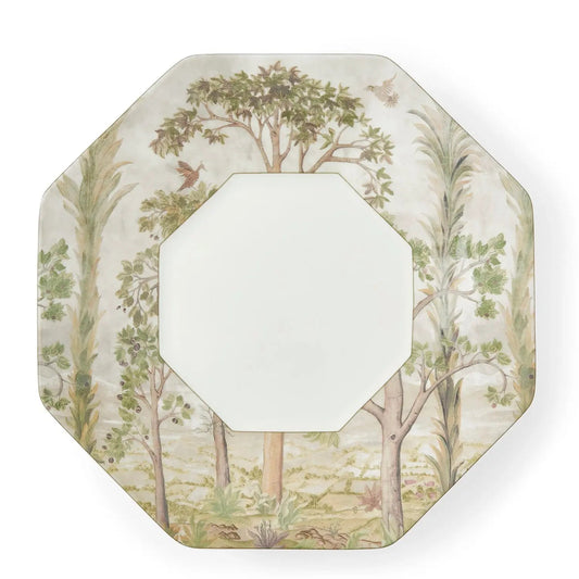 Spode Kit Kemp Tall Trees Octagonal Platter 14'' Spode