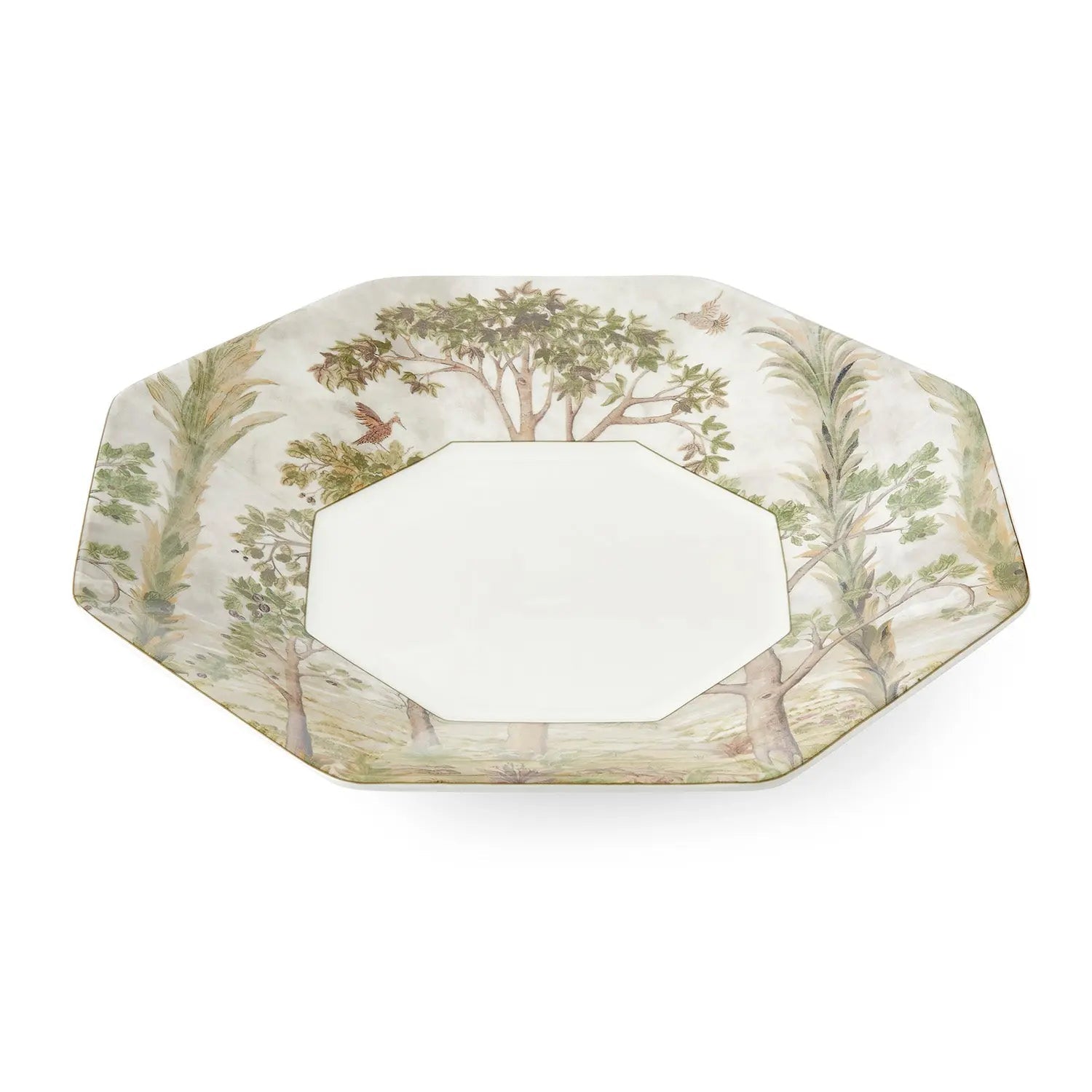 Spode Kit Kemp Tall Trees Octagonal Platter 14'' Spode