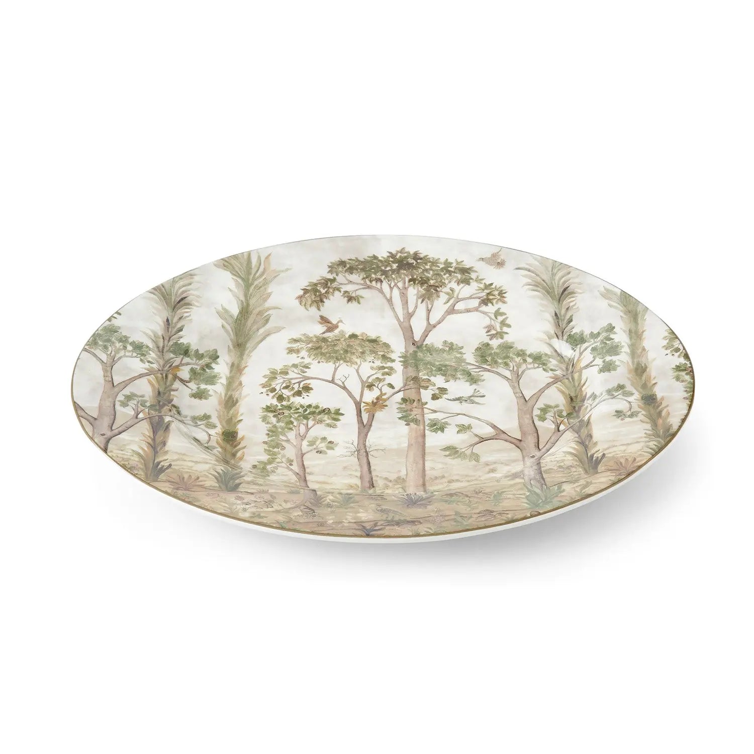 Spode Kit Kemp Tall Trees Oval Platter 14'' Spode
