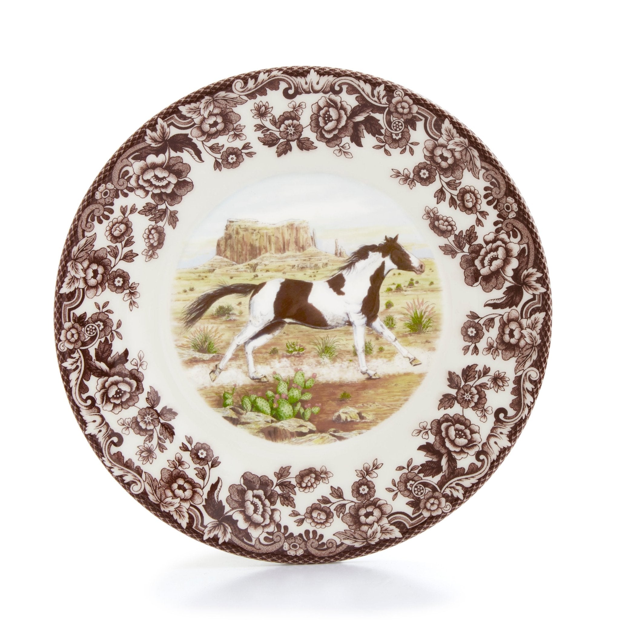 Spode Woodland Salad Plate 8 Inch, American Paint Spode - Crystal House