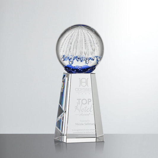 Starburst Glass Award – Luxury Corporate Trophy crystal edge - Crystal House