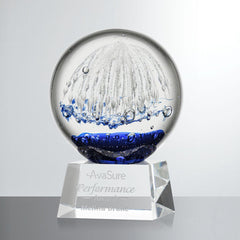 Starburst Glass Award – Luxury Corporate Trophy Crystal House - Crystal House