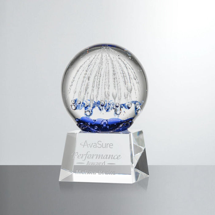 Starburst Glass Award – Luxury Corporate Trophy Crystal House - Crystal House