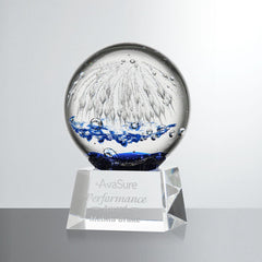 Starburst Glass Award – Luxury Corporate Trophy Crystal House - Crystal House