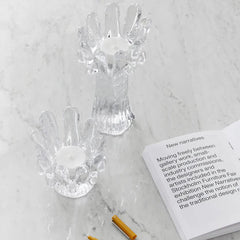 Sunflower Votive Clear Large Kosta Boda - Crystal House
