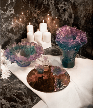 Sweet Garden Small Bowl Daum - Crystal House