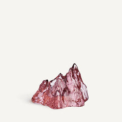 The Rock Votive Pink Kosta Boda