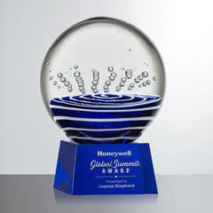 Tranquility Crystal Award – Luxury Corporate Gift crystal edge - Crystal House