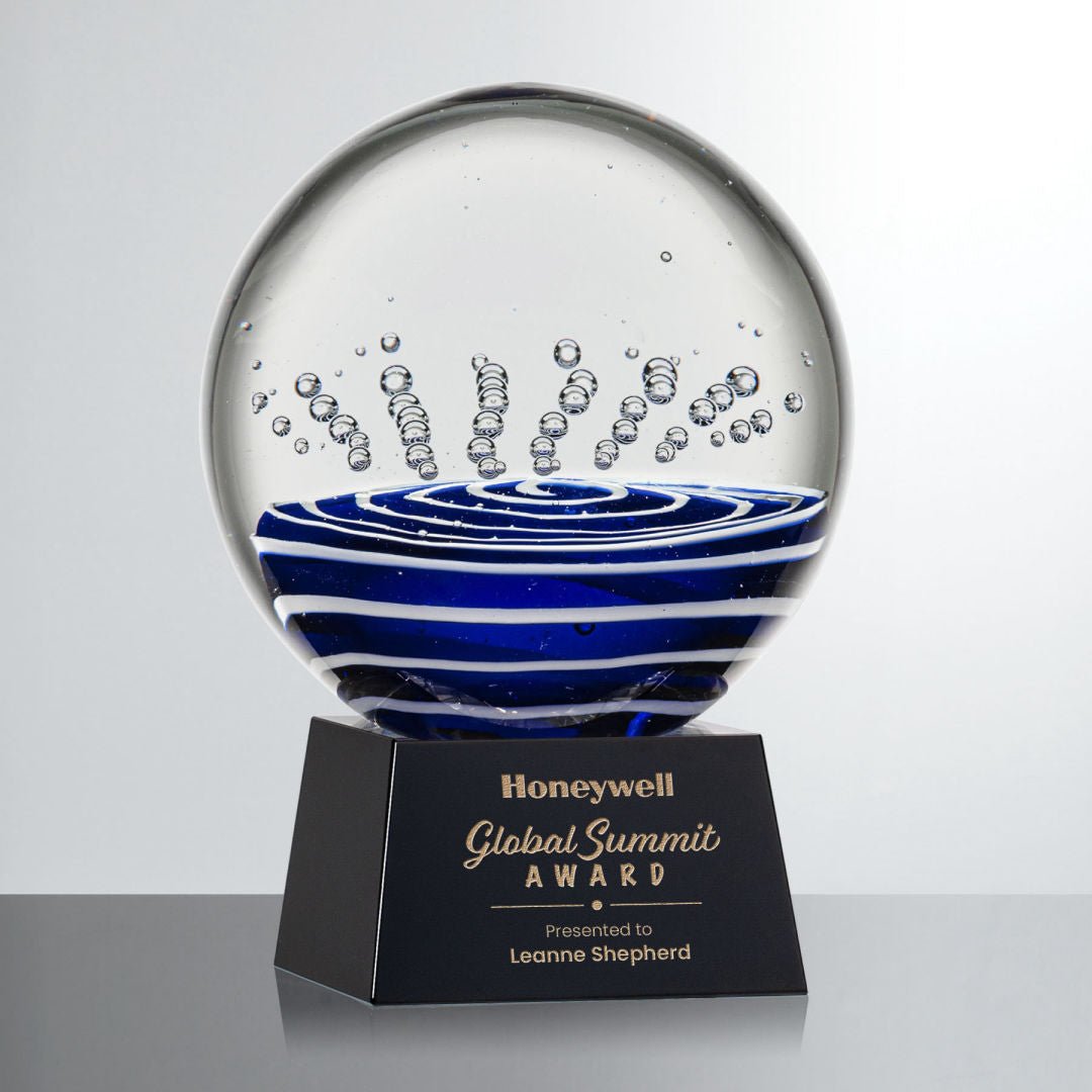 Tranquility Crystal Award – Luxury Corporate Gift crystal edge - Crystal House