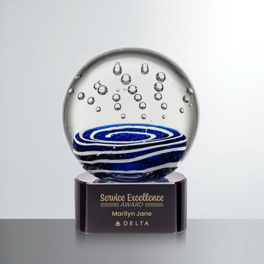 Tranquility Crystal Award – Luxury Recognition Trophy crystal edge - Crystal House