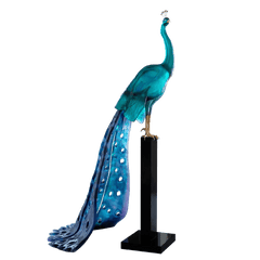Tropical Peacock by Madeleine van der Knoop Daum