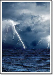 Tropical Storm Sculpture - 2096 Monarch Custom Glass