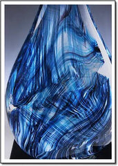 Tropical Storm Sculpture - 2096 Monarch Custom Glass