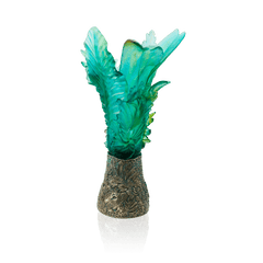 Tropical Voyage Vase Daum - Crystal House