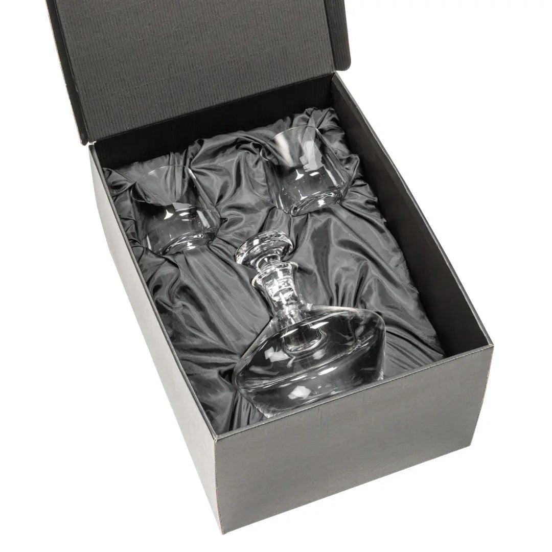 Tucson Decanter & OTR Set Crystal House