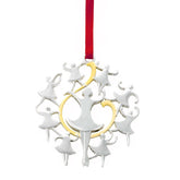 Twelve Days of Christmas: Nine Ladies Dancing Ornament Nambé