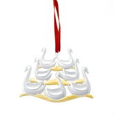 Twelve Days of Christmas: Sevens Swans a Swimming Ornament Nambé