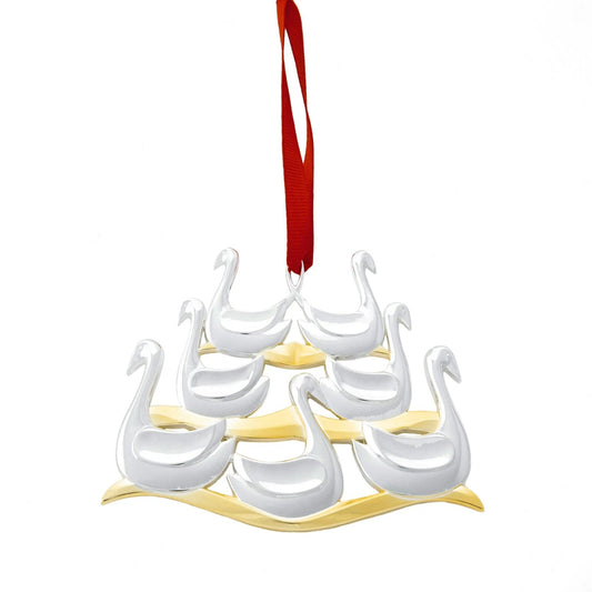 Twelve Days of Christmas: Sevens Swans a Swimming Ornament Nambé