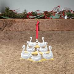 Twelve Days of Christmas: Sevens Swans a Swimming Ornament Nambé