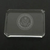 US Army logo-paperweight Crystal House