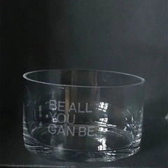 US Army slogan candy bowl