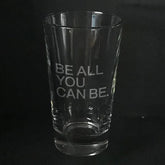 US Army slogan-Be all you can be -pint glass Crystal House