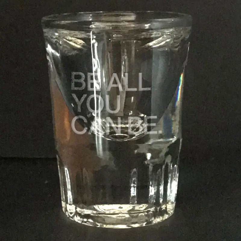 US Army slogan "Be all you can be" shot glass Crystal House