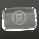 US Army soldier -paperweight Crystal House