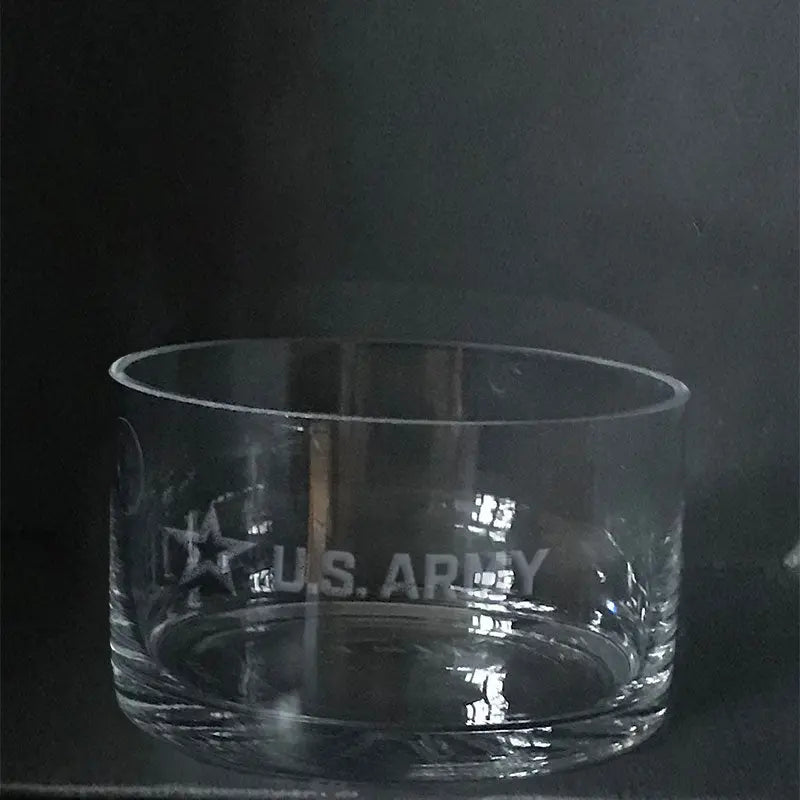 US Army star logo candy bowl