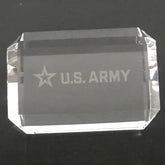 US Army STAR-paperweight Crystal House