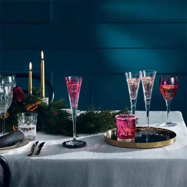 Winter Wonders Wine Color Rose Crystal House