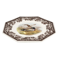 Woodland Birds Octagonal Plate (Mallard) Spode