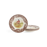 Woodland Dinnerware / Serveware / Bakeware Canapé Plates S/4 (Birds) Spode